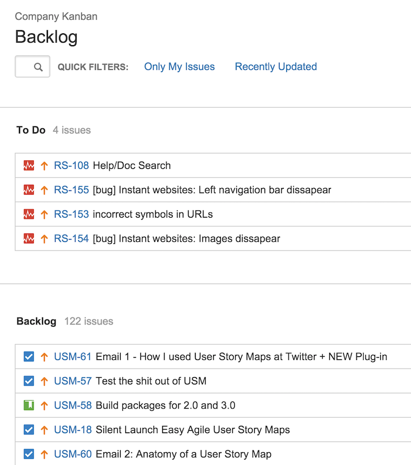 Backlog for Kanban teams in JIRA